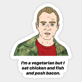 JEZ | I'M A VEGETARIAN Sticker